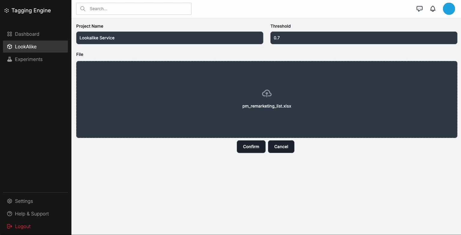 Auto-Lookalike ML service